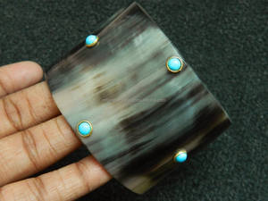 Bracelets en corne de buffle naturels indiens finis Bracelets Bijoux à des prix abordables, Bracelet jonc artisanal en vrac - Product Image 3