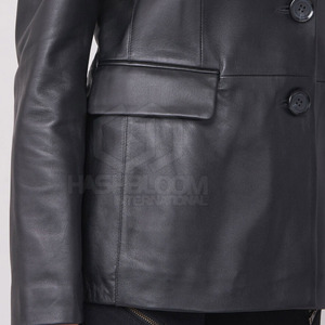 Servicios OEM alta calidad 2024 logotipo personalizado mujeres Blazer abrigo nuevo diseño impermeable invierno algodón estampado chaqueta Casual prendas de vestir exteriores - Product Image 5