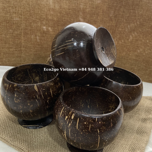 Nuevo diseño personalizado Copas de cáscara de coco/Copas de Coco para beber Buen precio y venta al por mayor por Eco2go Vietnam - Product Image 4