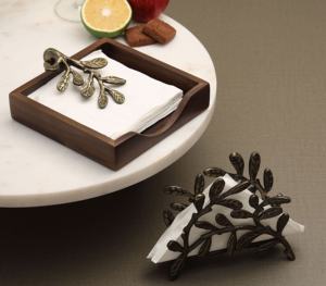 Soporte de pañuelos Gingko, caja de servilletas decorativa, dispensador de pañuelos de mesa moderno, accesorios de baño para oficina en casa - Product Image 6