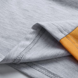 Sweat-shirt éponge français coupe ample pour femmes nouvelle conception de bloc de couleur col rond goutte épaule à manches longues hauts pullover automne/hiver - Product Image 4