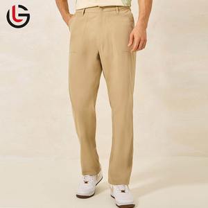 Top Wear Article Pantalon chinos en sapin de qualité supérieure Pantalon chinos élégant imprimé de logo personnalisé pour hommes Pantalon chinos entretenu par les OEM - Product Image 1