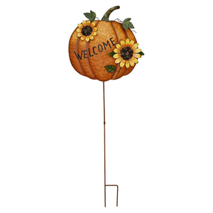 Unique Handmade Modern Eco-friendly Metal Thanksgiving <b>Outdoor</b> Lawn <b>Decorations</b> Yard Stakes for Fall Harvest <b>Halloween</b> Ambience - Product Image 3