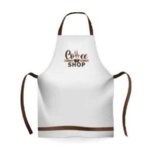 Babero sin mangas de algodón orgánico 100%, accesorio de cocina, delantal reciclable de hoteles personalizable de alta calidad para mujer, reutilizable - Product Image 3