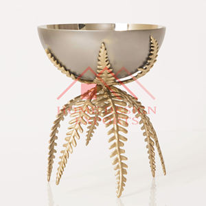 Bol à Fruits secs en Aluminium 3 sections, bol à noix en métal en Aluminium pour décorations de Table bol à Fruits de Style moderne - Product Image 3