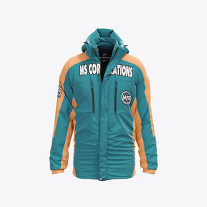 Pakistan Manufacturer Casual Men <b>Windbreaker</b> Jackets Stand Collar Winter Season Low MOQ Front Logo Position - Product Image 1