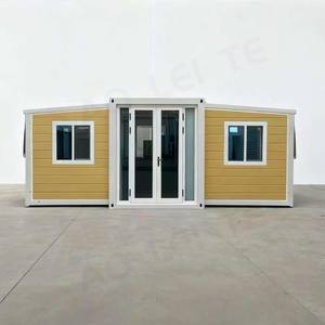 Casas <span class=keywords><strong>de</strong></span> contenedores extendidas con estructura <span class=keywords><strong>de</strong></span> acero al por mayor, adecuadas para dormitorios u oficinas temporales en obras <span class=keywords><strong>de</strong></span> construcción - Product Image 2