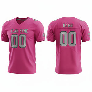 Camiseta Deportiva Personalizable de Fútbol Americano para Hombre, Juvenil, Transpirable, de Manga Corta, Uniforme de Juego de Equipo Personalizado para Adultos - Product Image 3