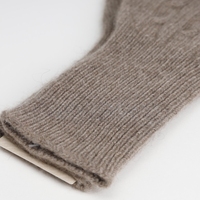 Luxuriöse Mongolische Kaschmir-Handschuhe für Damen Winter Thermo-Ski Umweltfreundlich Organisch Braun Warm Weich Feuchtigkeitsableitend
