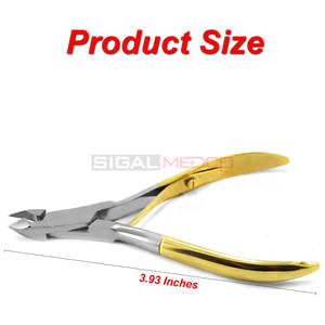 Podiatrist chiropody กรรไกรตัดเล็บนิ้วเท้าหนักทองครึ่งทอง10ซม. - Product Image 4