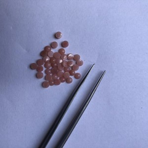 Cabujón calibrado suelto redondo liso de piedra de ópalo Rosa Natural de 3mm al mejor precio de fábrica al por mayor en línea Alibaba distribuidor regular - Product Image 1