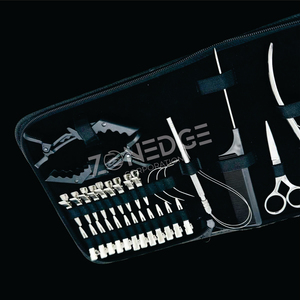 Kit d'outils d'extension de cheveux et de micro liens de qualité supérieure de 30 pièces en couleur unique solide Design personnalisé Logo personnalisé - Product Image 4