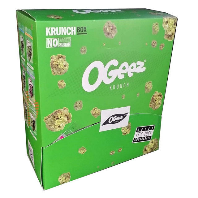 Печенье Oogeez Kandy, 35 г, Белый шоколад с орехами, вкусные, настоянные на конфетах, переносные закуски