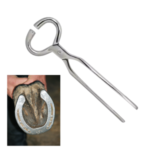 Pince professionnelle de testeur de sabot de cheval en acier inoxydable de qualité supérieure outil de maréchal-ferrant réutilisable pour la conception durable des soins vétérinaires - Product Image 2