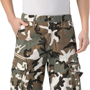 Pantalones cortos Cargo multibolsillo para hombre de peso pesado de verano logotipo personalizado 100% algodón pantalones cortos Cargo para trabajo al aire libre para hombres - Product Image 1