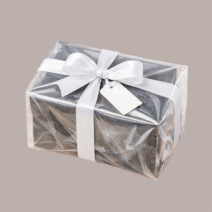 Rollo de Película de Polipropileno Transparente de 80x100 cm para Cestas de Regalo, Plástico Fundido - Product Image 3