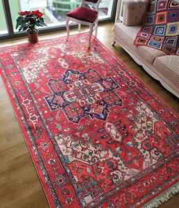 Alfombra Oriental Turca Oushak de 5x7 pies, Superventas, Tamaño y Color Personalizables, ¡Ideal para Regalo! - Product Image 1