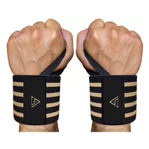 Bandes de poignet pour l'haltérophilie, pour la remise en forme et la salle de sport, bandes de poignet pour l'entraînement, utilisation masculine, bandes de poignet OEM, service personnalisé - Product Image 1