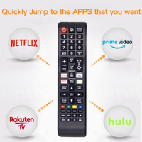 Télécommande universelle MYHGRC pour tous les téléviseurs Samsung, remplacement de télécommande compatible avec les téléviseurs intelligents 4K UHD QLED HDTV LED