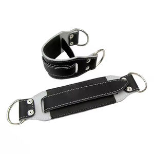 Vente en gros de fixation pour machine à câble d'entraînement de fitness bracelets de cheville musculation fessiers entraînement en cuir souple haltérophilie bride de cheville - Product Image 6