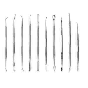 Espátula Dental de Acero de Doble Extremo, Herramienta para Mezclar Cera, Talladores, Equipo de Escultura de Laboratorio, Kit de Tallado, Certificado CE, 1 Año - Product Image 4