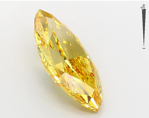 Vente en gros VS2 Couleur Fancy Yellow Marquise Cut Diamants de laboratoire en vrac certifiés IGI - Product Image 4