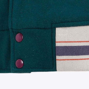 Chaqueta de Invierno Personalizada de Alta Calidad para Hombre, Estilo Universitario, con Forro de Lona Sublimada, Transpirable y Agradable al Tacto, Diseño de Sonrisa y Baile - Product Image 2