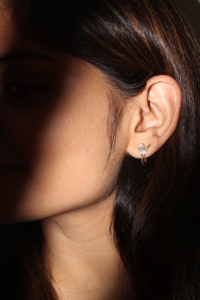 Tendance moderne Marquise Cut Lab Grown Diamond Hoop Boucles d'oreilles 1.05 Ct 14K & 18K Gold Vente en gros pour les femmes - Product Image 4