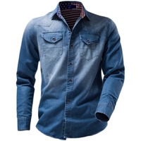 Chaqueta vaquera pesada Vintage para hombre con diseño de logotipo personalizado al por mayor 2025, transpirable, ecológica, cortavientos, con botones para invierno
