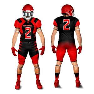 Camiseta de fútbol americano con sublimación personalizada, camisetas de fútbol bordadas para equipos, uniformes de fútbol americano al por mayor - Product Image 4