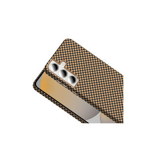 Coque en silicone de protection arrière pour Samsung Galaxy S24 FE-NXXA, compatible MagSafe, aspect fibre de carbone - Product Image 3