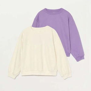 Nuevo diseño Otoño Invierno liso mujer de talla grande sudaderas con capucha suelta moda pulóver sudaderas transpirables de gran tamaño - Product Image 1