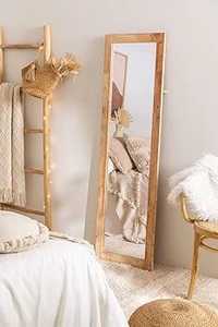 Espejo Arqueado Moderno, Espejo de Tocador, Madera Natural, Espejo Rectangular de Pie, Precio Directo de Fábrica, Uso en Pared para Bodas - Product Image 5