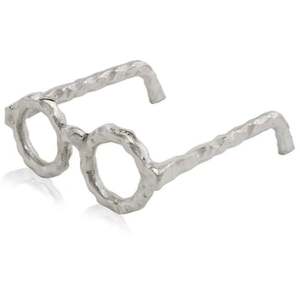 Sculpture de lunettes la plus vendue avec des articles de décoration de maison de qualité supérieure finis en noir pour la décoration de bureau à domicile et d'hôtel - Product Image 6