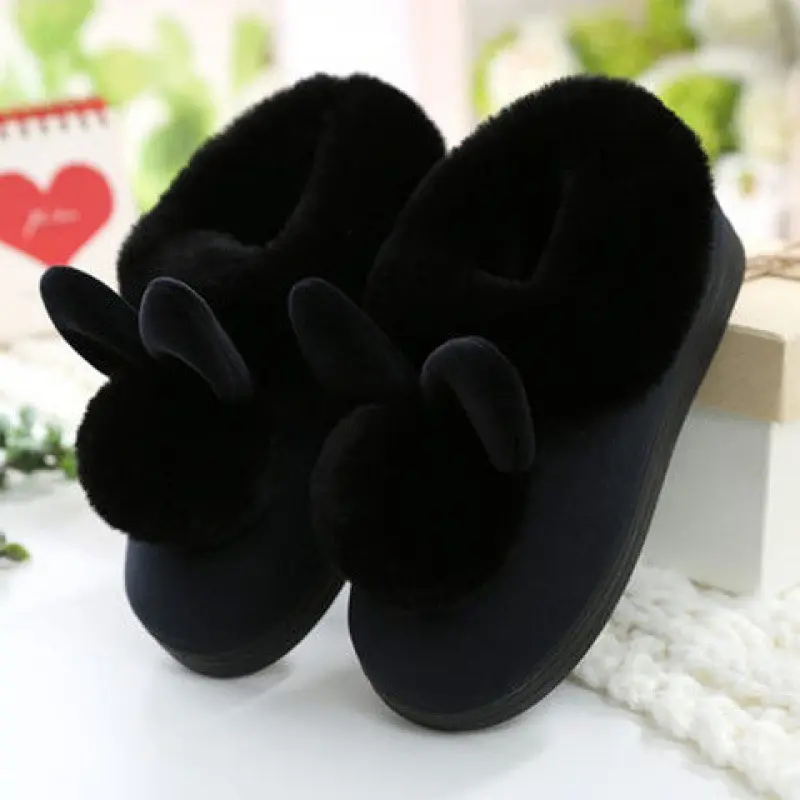 Super Cute Cotton Slippers Winter Homemade Korean Style Stuffed home-made indoor all-inclusive heel cotton shoes