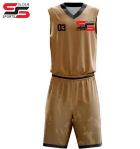 Uniforme de basket-ball à séchage rapide Uniforme de basket-ball respirant unisexe de dernière conception en vente au Pakistan - Product Image 3