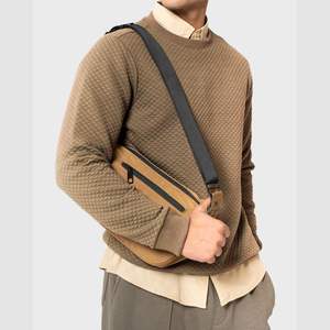 Sudaderas de Algodón para Hombre al por Mayor, Sudadera de Cuello Redondo y Manga Larga con Bordado Personalizado, Diseño de Patrón Sólido - Product Image 1