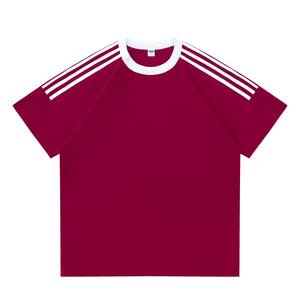 Vente en gros Fabricant de t-shirts à manches 3 barres design personnalisé T-shirt classique en coton uni 200gsm pour hommes - Product Image 3