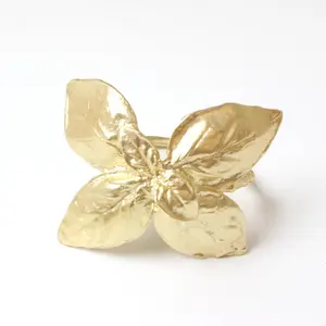 Anneaux de serviette en acier inoxydable personnalisés haut de gamme pour toutes les occasions, comme décoration de table ou cadeau de pendaison de crémaillère, artisanat en métal - Product Image 3