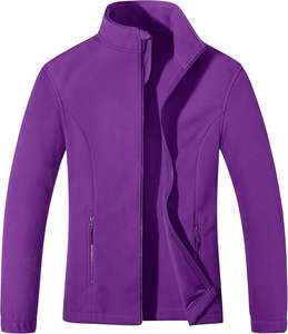 2024 Pakistán estampado patrón invierno cálido mujer chaqueta de talla grande suave polar cremallera bolsillos convenientes chaqueta de manga larga - Product Image 1
