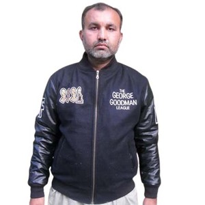 Custom Logo Eco-Friendly Windproof Reversible Winter Varsity <b>Baseball</b> & Wool <b>Bomber</b> <b>Jackets</b> - Product Image 1