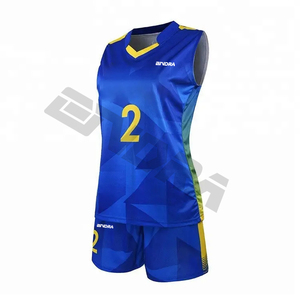 Design personalizzato all'ingrosso della signora pallavolo Jersey senza maniche uniforme Set personalizzato abbigliamento da pallavolo - Product Image 1