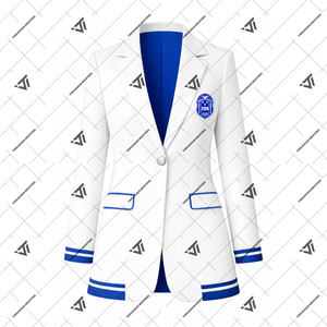 Chaqueta Universitaria Elegante Bordada Personalizada de la Hermandad Zeta Phi Beta, Abrigo, Artículos Griegos - Product Image 2