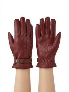 Gants en cuir de haute qualité 100% grain, avec sangle de poignet sécurisée et intérieur doux, conçus pour la protection contre le froid - Product Image 2