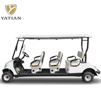 Voiture touristique 6 places Go Kart Voiture de tourisme électrique Voiturette de golf Bus touristique Carrito Electrico avec CE ISO