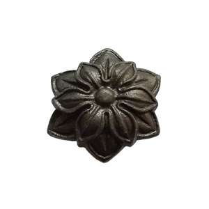 Vente chaude moderne fer alliage acier inoxydable porte tirer poignées fleur meubles boutons pour cuisine tiroirs - Product Image 1