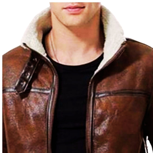 Veste en cuir de vachette marron de haute qualité pour homme, veste de motard élégante et tendance, vêtements de rue tendance, veste durable - Product Image 4