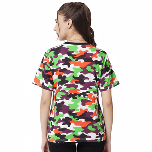 Camisetas Casuales de Algodón para Mujer con Estampado de Tigre, Nueva Moda 2024, Alta Calidad, Estampado Personalizado, Corte Corto, para Verano, Venta al por Mayor - Product Image 3