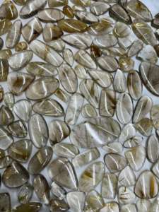 หินอัญมณีธรรมชาติอัญมณีสีเขียวอาเกตทรงหลวมเกรด AAA สำหรับการทำเครื่องประดับที่มีขนาดสอบเทียบ - Product Image 4