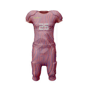 Uniforme de fútbol americano de color personalizado, ropa deportiva transpirable, conjuntos de manga corta hechos a medida - Product Image 1